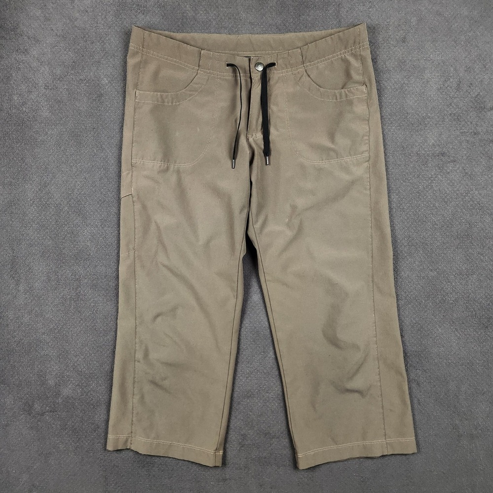 Patagonia All Out Capris Womens 6 Brown Hiking Outdoor Drawstring Pants 21221